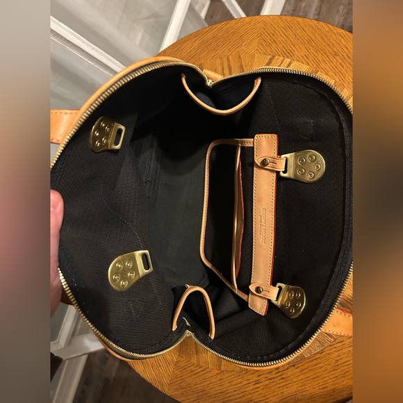 Dooney & Bourke Navy Canvas Satchel/Bag - Picture 2 of 11